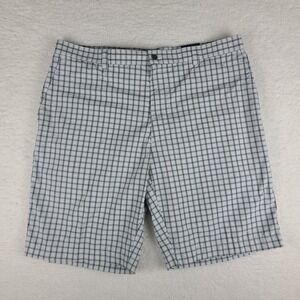 Callaway Shorts Mens‎ 38 Gray Plaid 10" Inseam Chino Performance Golf NWT NEW